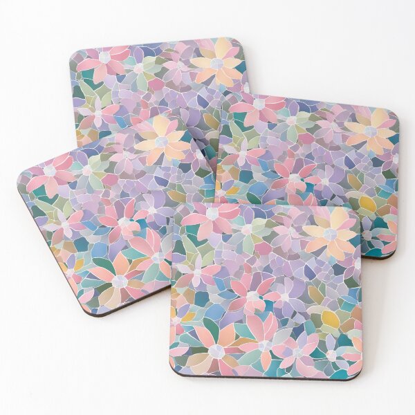 Item preview, Pastel Floral Mosaic designed and sold by Glam-OOTD.