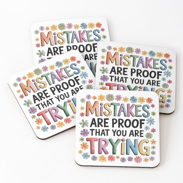 Item preview, Mistakes  are proof that you are trying designed and sold by nimmitrends.