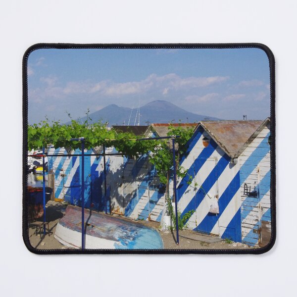 Item preview, Vesuvius behind Fishermens Huts designed and sold by Geraldine Holly.