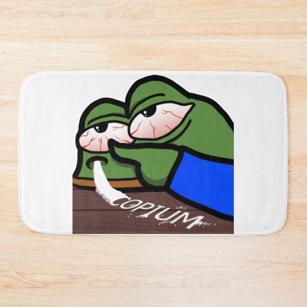 Item preview, Frog Snorting Copium Elon Musk Quote designed and sold by emk817.