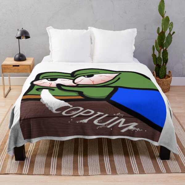 Item preview, Frog Snorting Copium Elon Musk Quote designed and sold by emk817.