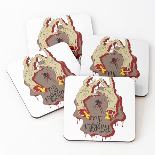 Item preview, No Mercy | Horror Gothic Tattoo Style Art designed and sold by WildStyleStore.