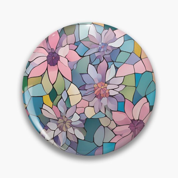Item preview, Pastel Floral Mosaic designed and sold by Glam-OOTD.