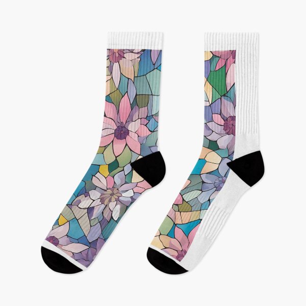 Item preview, Pastel Floral Mosaic designed and sold by Glam-OOTD.