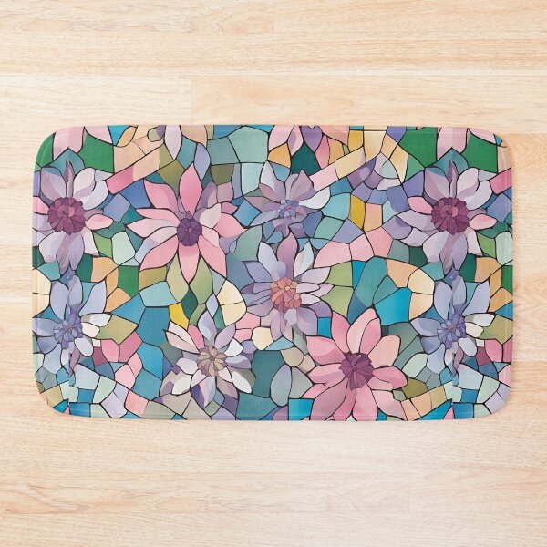 Item preview, Pastel Floral Mosaic designed and sold by Glam-OOTD.