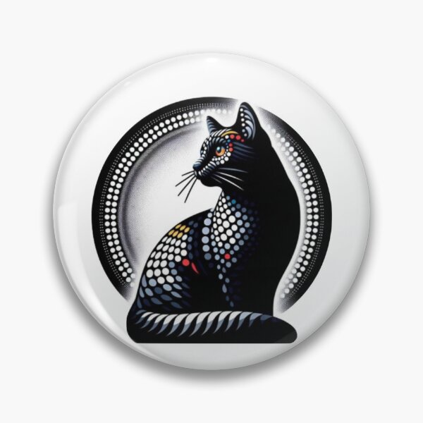 Item preview, Abstract Cat Vasarely Style image Great Design designed and sold by Creat-Des.