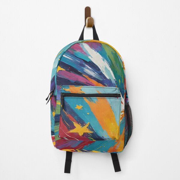 Item preview, Colorful waves and star. designed and sold by DaliaSabryTee.