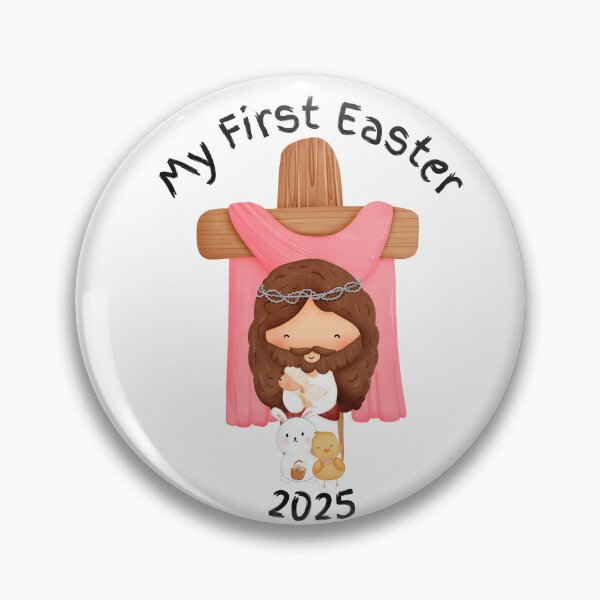 Item preview, My First Easter 2025 - Jesus & Easter Friends designed and sold by Flashy Flamingo.