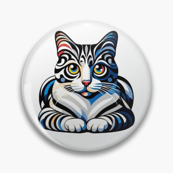 Item preview, Abstract Cat Vasarely Style image Great Design designed and sold by Creat-Des.
