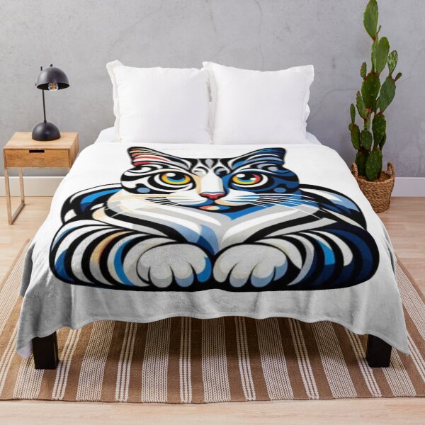 Item preview, Abstract Cat Vasarely Style image Great Design designed and sold by Creat-Des.