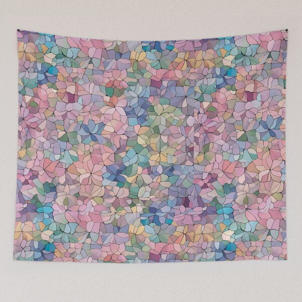 Item preview, Pastel Mosaic Pattern designed and sold by Glam-OOTD.