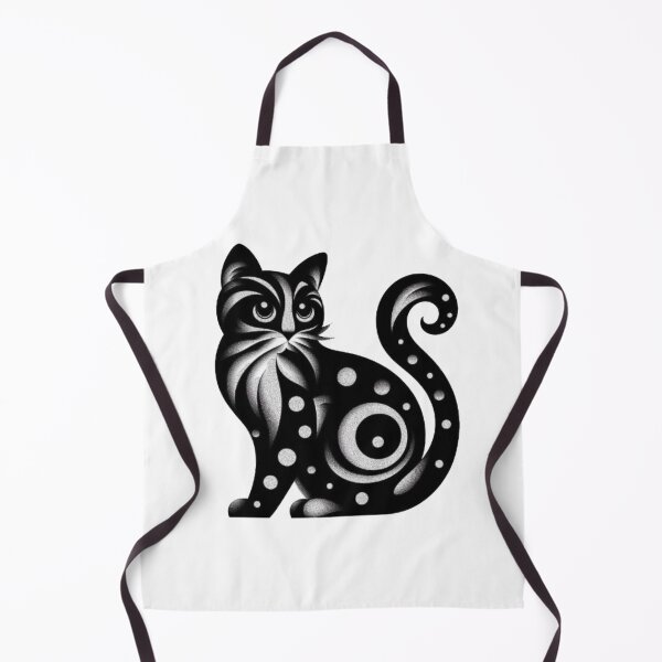 Item preview,  Abstract Black Cat Victor Vasarely Style image Great Design designed and sold by Creat-Des.