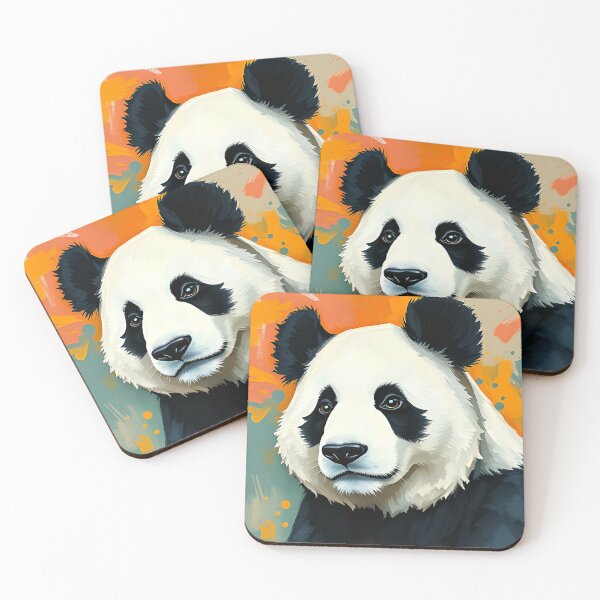 Item preview, Giant Panda Abstract Artwork. Panda Bear Conservation Wildlife designed and sold by kakarikihill.