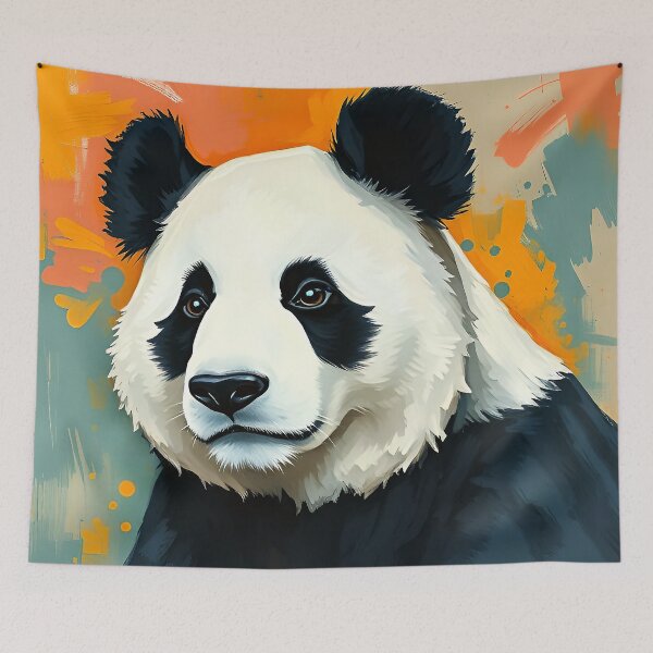 Item preview, Giant Panda Abstract Artwork. Panda Bear Conservation Wildlife designed and sold by kakarikihill.