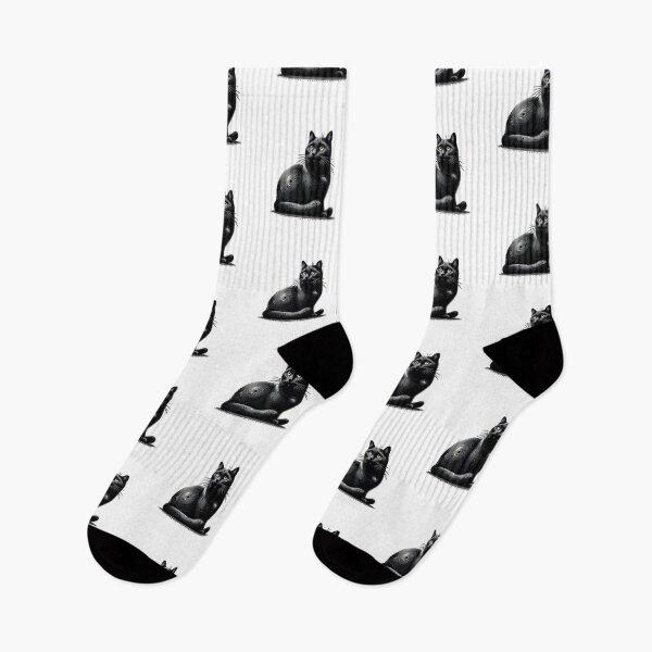 Item preview, Abstract Black Cat Victor Vasarely Style image Great Design designed and sold by Creat-Des.