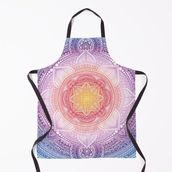 Item preview, Rainbow floral mandala pattern designed and sold by Giulia Palazzo.