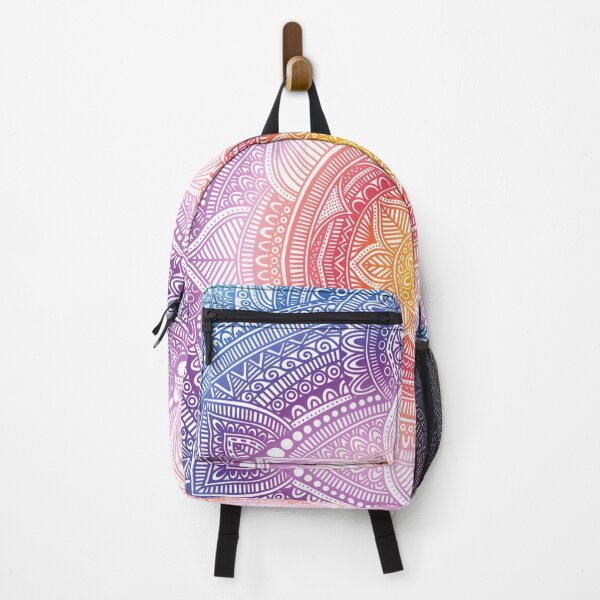 Item preview, Rainbow floral mandala pattern designed and sold by Giulia Palazzo.