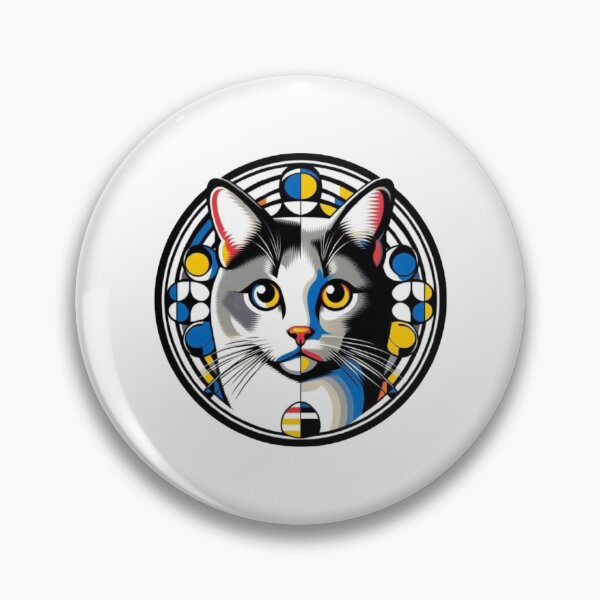 Item preview, Abstract Cute Cat Victor Vasarely Style image Great Design designed and sold by Creat-Des.
