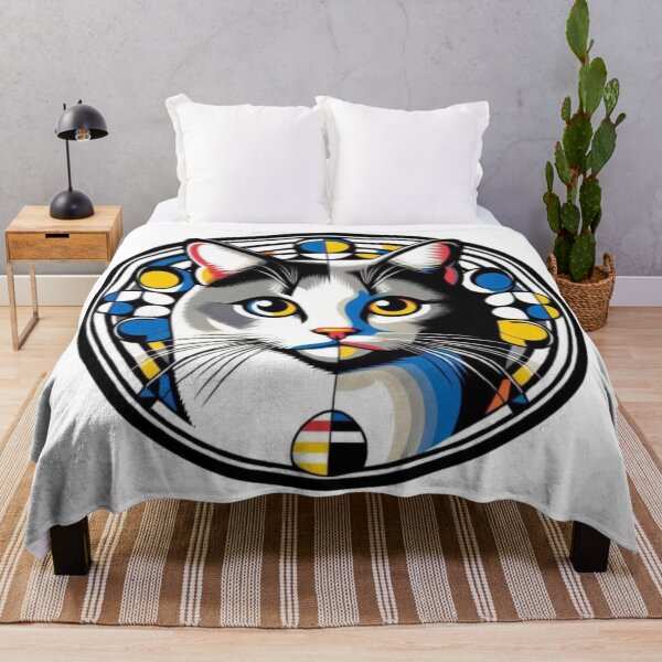 Item preview, Abstract Cute Cat Victor Vasarely Style image Great Design designed and sold by Creat-Des.