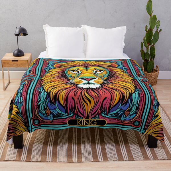 Item preview, Lion Tarot Cards King designed and sold by Grypis.