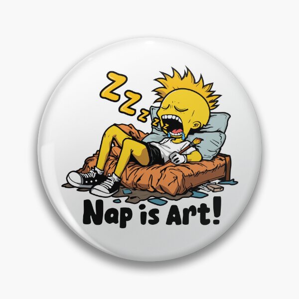 Item preview, Napping is an Art designed and sold by Stickoraft.
