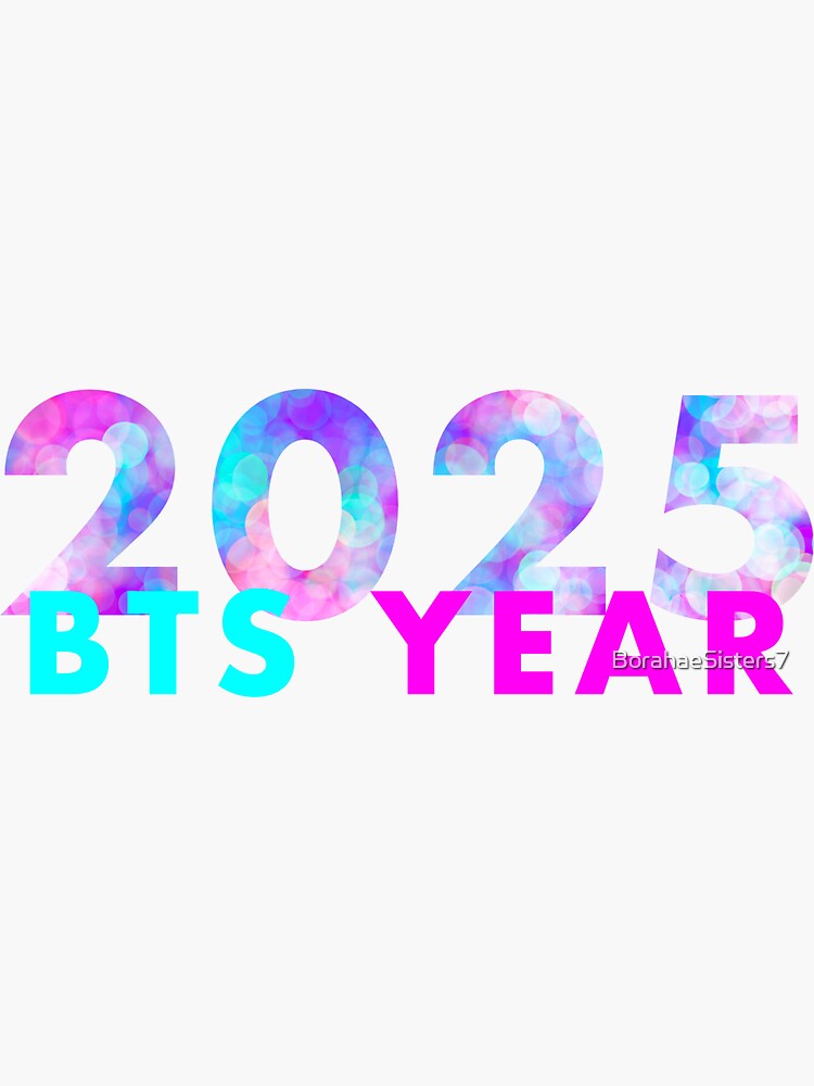 Thumbnail 3 von 3, Sticker, 2025 BTS-JAHR designt und verkauft von BorahaeSisters7.