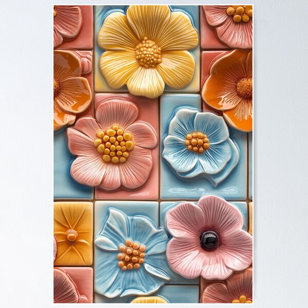Item preview, 3D Ceramic Tiles – Artistic & Detailed (138/144) designed and sold by sabantha.