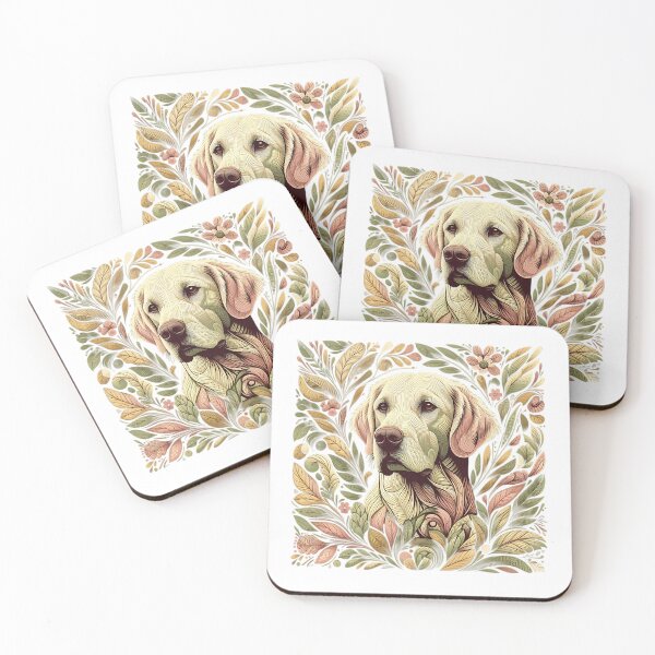 Item preview, Chesapeake Bay Retriever Dog  Botanical Nature Art Illustration1 designed and sold by BirdsnStuff.