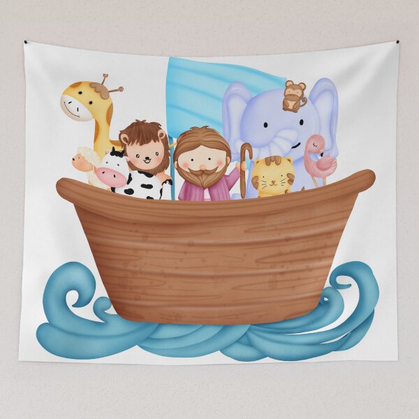 Item preview, Noah's Ark with Friends designed and sold by Flashy Flamingo.