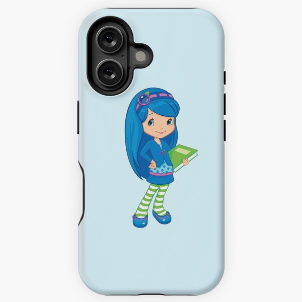 Vista previa del artículo con la obra «Personaje de muffin de arándanos de niña inteligente», diseñado y vendido por Thikra-Store.