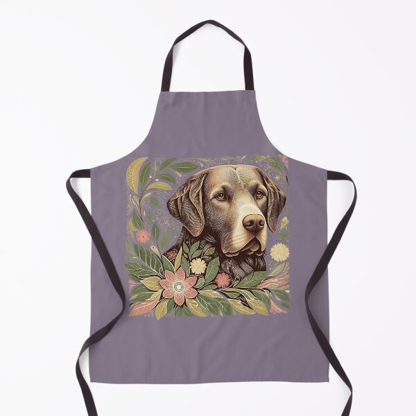 Item preview, Chesapeake Bay Retriever Dog  Botanical Nature Art Illustration2 designed and sold by BirdsnStuff.