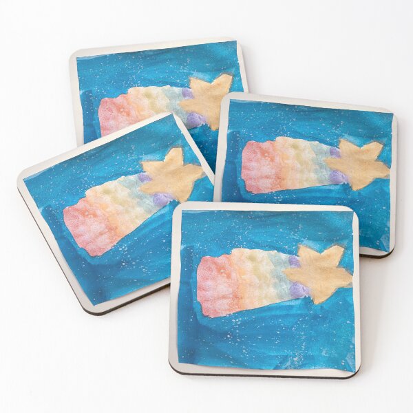 Item preview, Shooting star across the galaxy designed and sold by AnnijaArt.