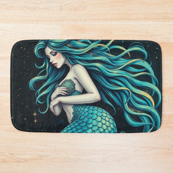 Item preview, Moonlit Siren designed and sold by LyssasMindArt.