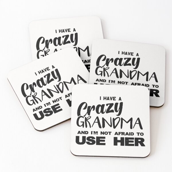 Item preview, Crazy Grandma; designed and sold by StickerApe.