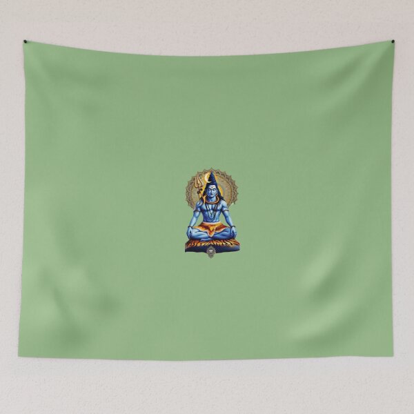 Artikelvorschau, T-Shirt-Design mit Lord Shiva (Mahadev) in einer dynamischen Meditationspose, entworfen und verkauft von Tshirt102.
