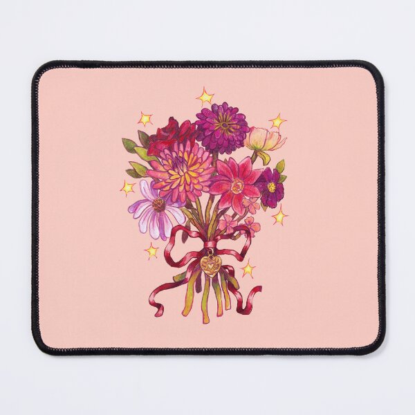 Item preview, A Starry Floral Bouquet Valentine designed and sold by winnietherooh.