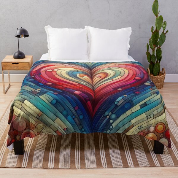 Item preview, Abstract Love Heart Victor Vasarely Style Great Design designed and sold by Creat-Des.