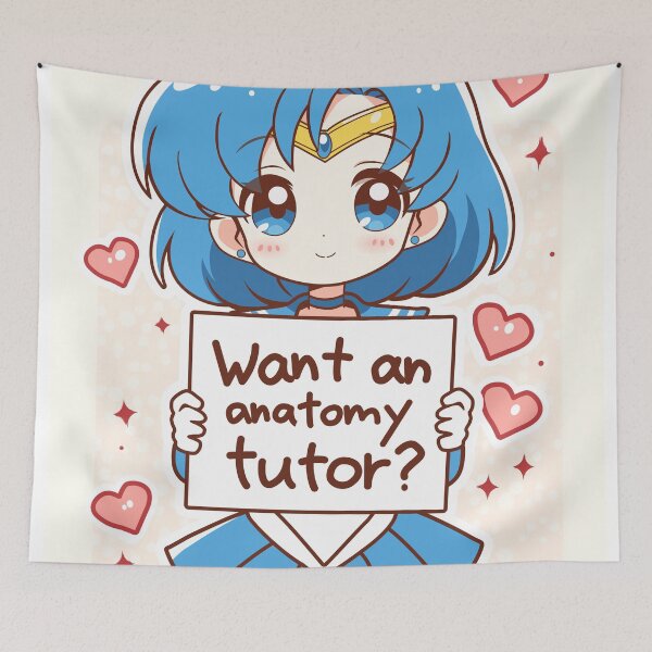 Item preview, ? Cute Blue Scholar: Kawaii Study Buddy ? designed and sold by SmirkingDesigns.