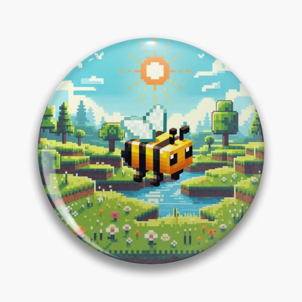 Item preview, Pixelated Bee Design designed and sold by LyssasMindArt.