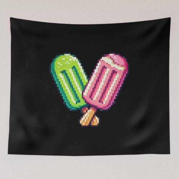 Item preview, Just Electric Lime & Bubblegum Pink Ice Cream Bars designed and sold by Fontible.