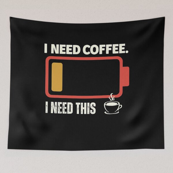 Item preview, I need coffee funny coffee lover  designed and sold by VinsendDraconi.
