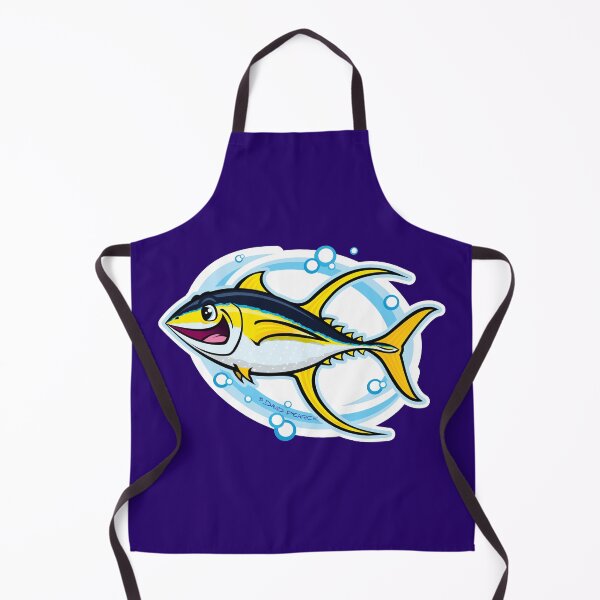 Item preview, Yellowfin Tuna Cartoon Style designed and sold by David Pearce Marine Art.
