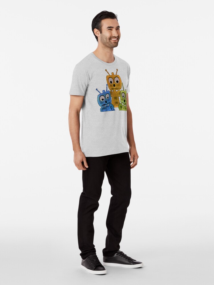 Alternate view of The Future Is All Robots ! Premium T-Shirt