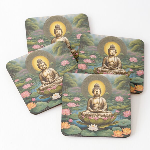 Item preview, Buddha Zen Lotus Garden designed and sold by Carvethejoy.