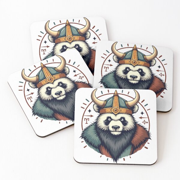 Item preview, Panda Viking Valhalla Warrior  designed and sold by bukajart.