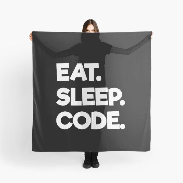 Aperçu de l'œuvre Mangez Sleep Code Programmer Développeur Développeurs Front End ou Backend créée et vendue par spitzys.