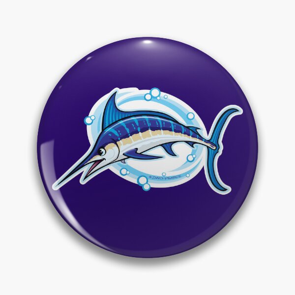 Item preview, Striped Marlin Cartoon Style designed and sold by David Pearce Marine Art.