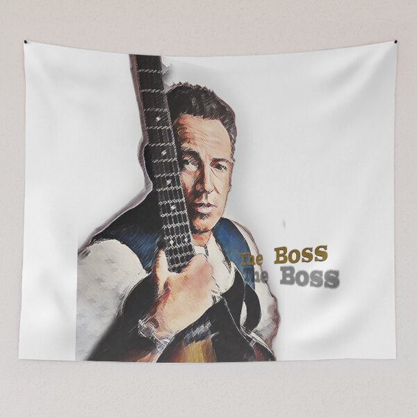 Item preview, The Boss, Bruce Springsteen, singer designed and sold by Huskyyy Designs.
