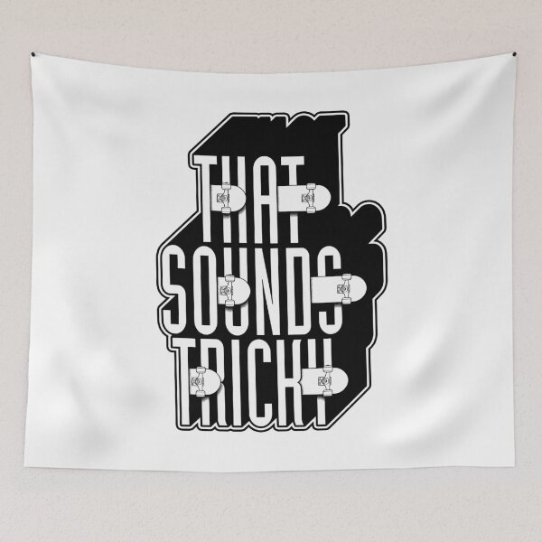 Item preview, Skateboarder Retro Vintage Skateboarding Tricky Skater Quote designed and sold by GrandeDuc.