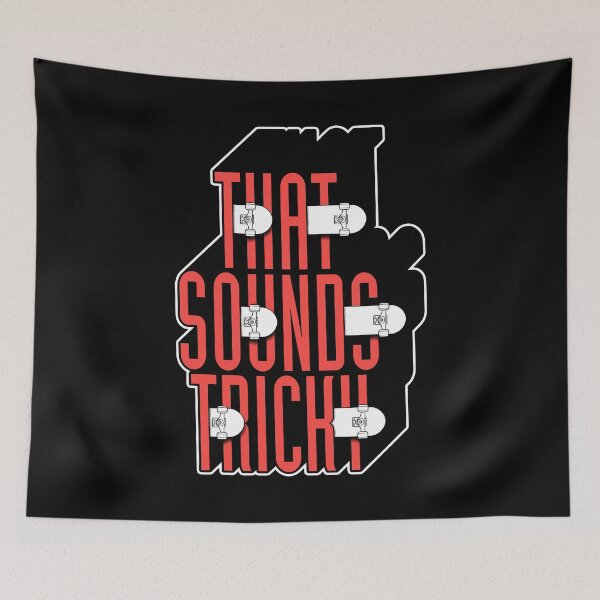 Item preview, Skateboarder Retro Vintage Skateboarding Tricky Skater Quote designed and sold by GrandeDuc.